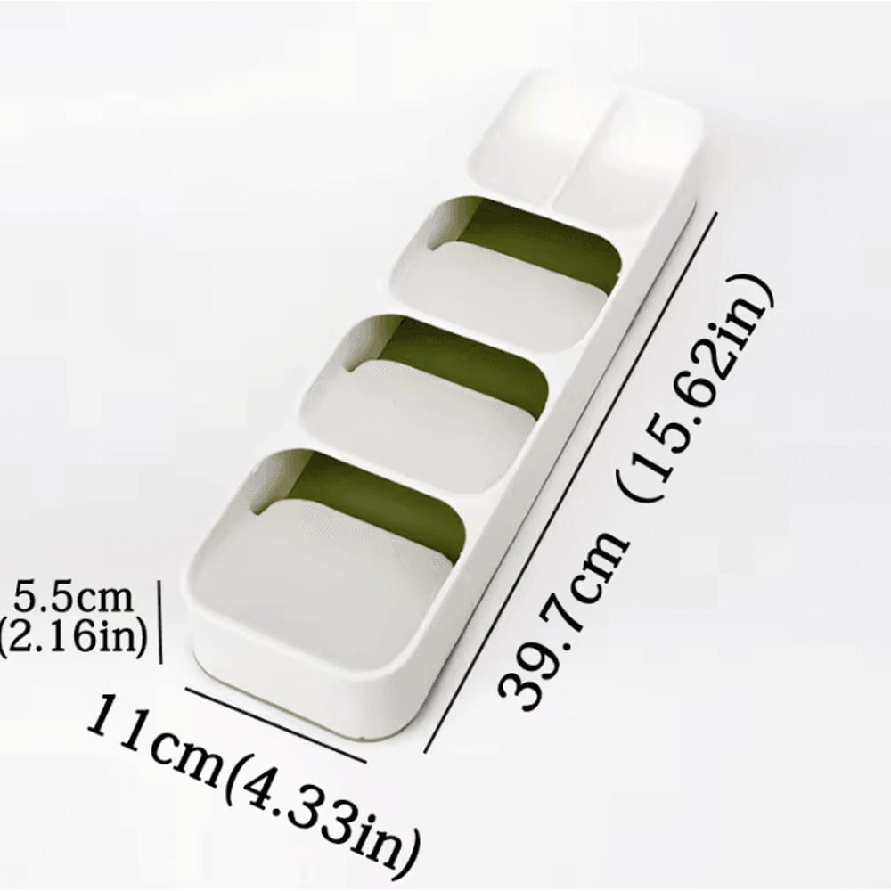 Expandable Kitchen Cutlery Spice Storage Organizer Box 4