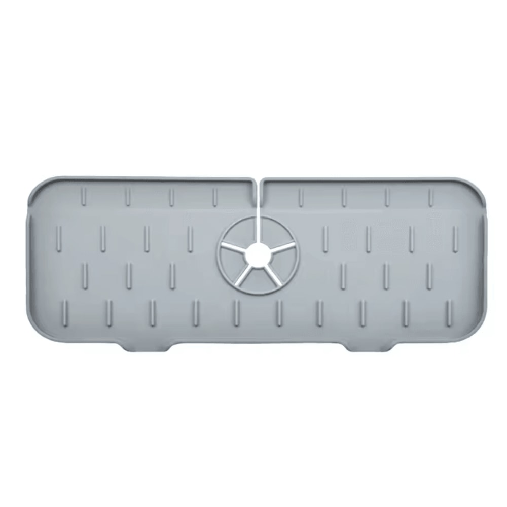 QuickDry Silicone Faucet Splash Guard Sink Absorbent Mat 1