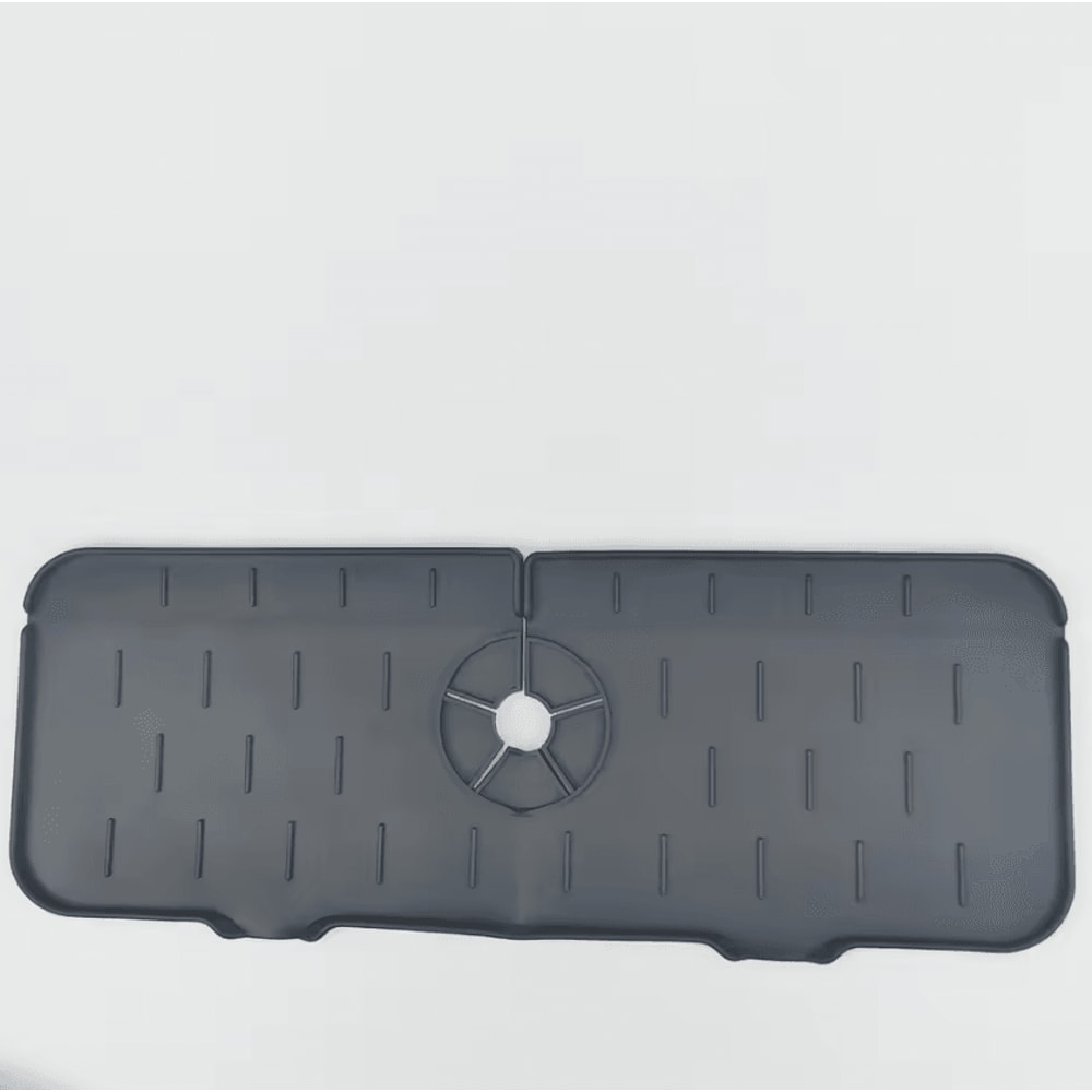 QuickDry Silicone Faucet Splash Guard Sink Absorbent Mat 4