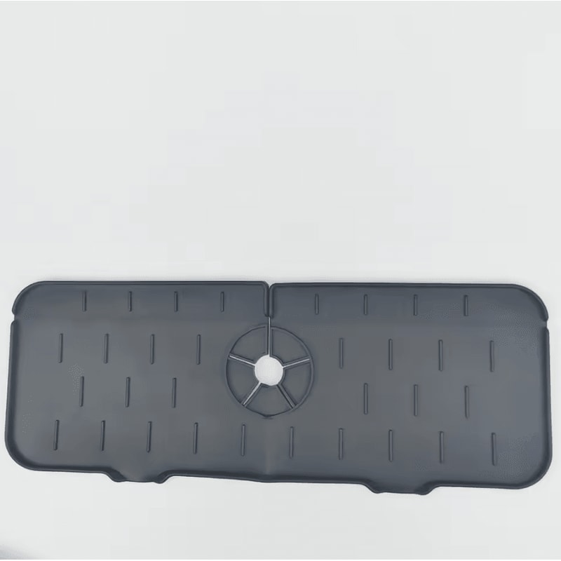 QuickDry Silicone Faucet Splash Guard Sink Absorbent Mat 4