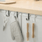 MultiPurpose Cabinet Door Hook Rack For Kitchen Bathroom Storage 1