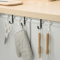 MultiPurpose Cabinet Door Hook Rack For Kitchen Bathroom Storage 1