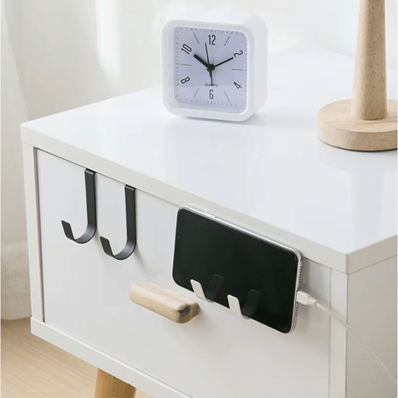 MultiPurpose Cabinet Door Hook Rack For Kitchen Bathroom Storage 2