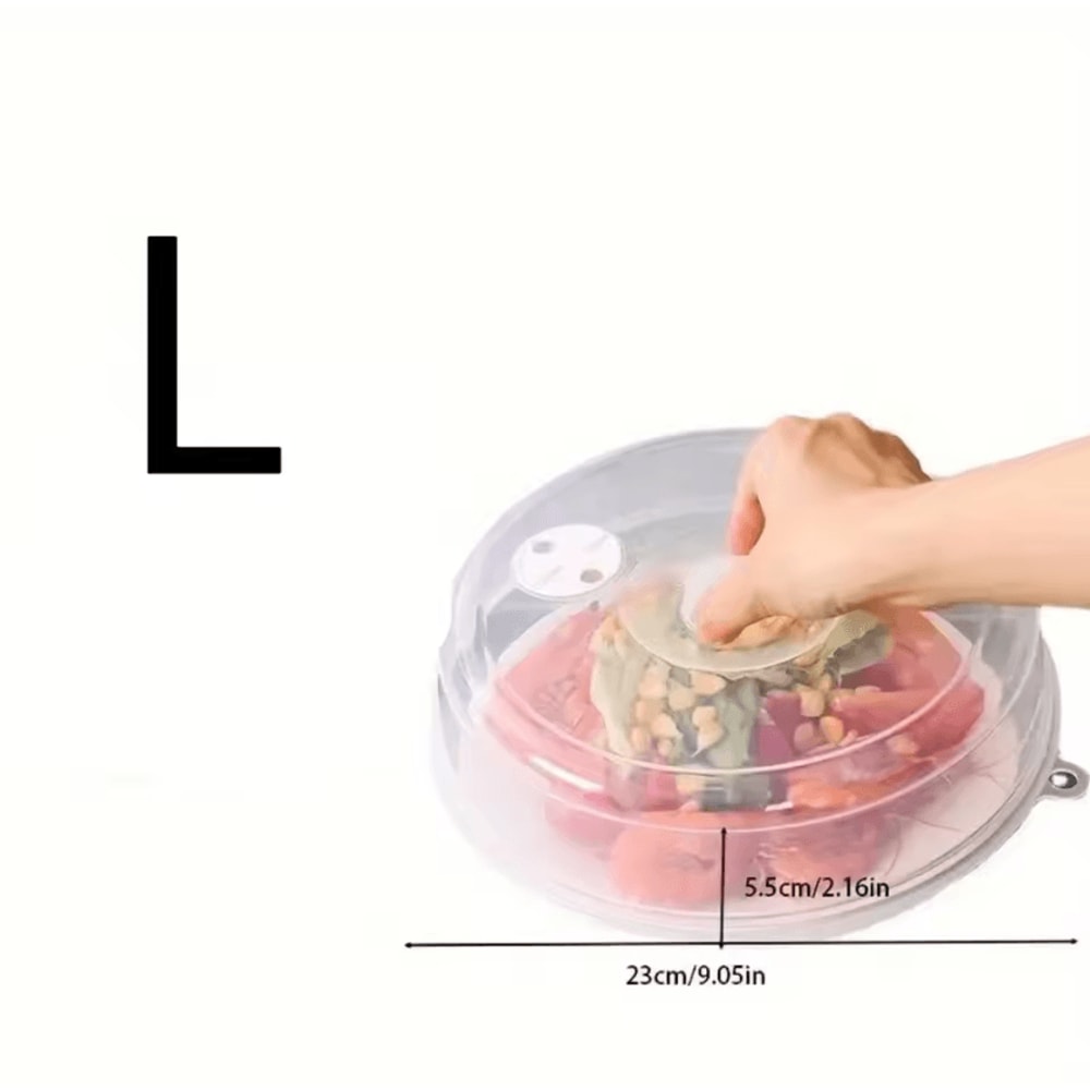 Reusable Microwave Splatter Cover With FreshKeeping Seal Lid 4