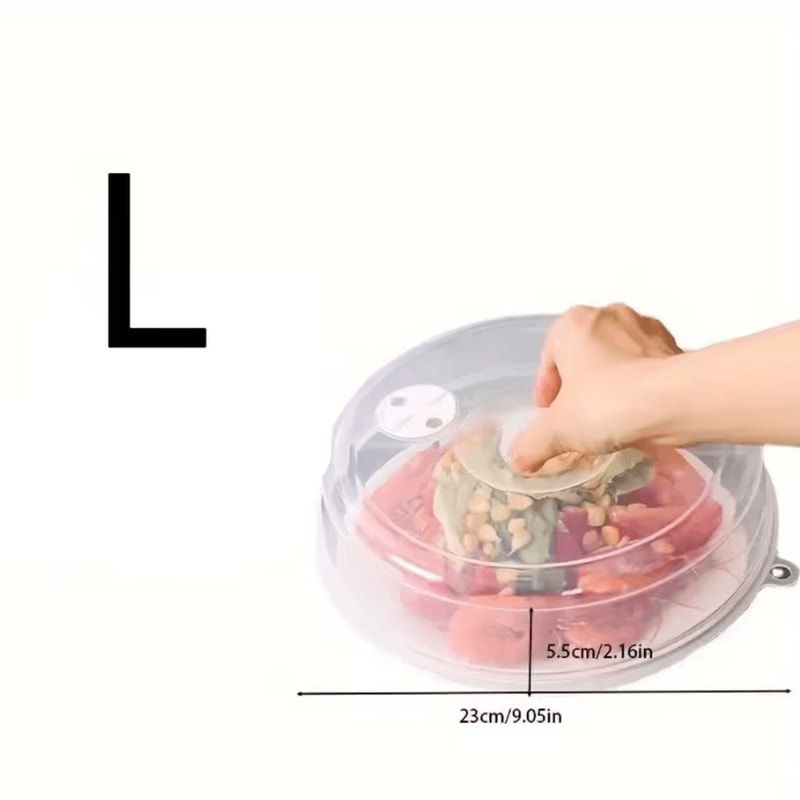 Reusable Microwave Splatter Cover With FreshKeeping Seal Lid 4