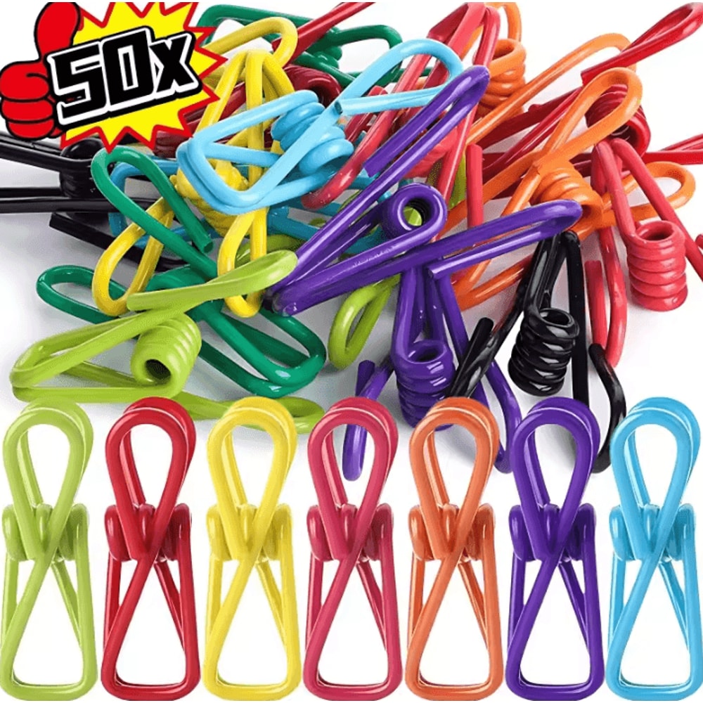 Colorful Food Bag Sealing Clips For Snacks Kitchen Storage 0