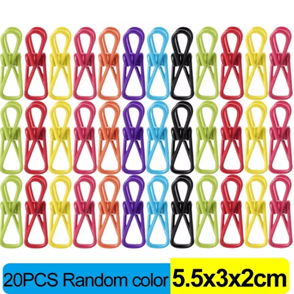 Colorful Food Bag Sealing Clips For Snacks Kitchen Storage 5