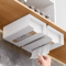 PunchFree Wall Mounted Tissue Box Holder With Waterproof Storage 0