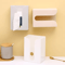 PunchFree Wall Mounted Tissue Box Holder With Waterproof Storage 1