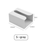 PunchFree Wall Mounted Tissue Box Holder With Waterproof Storage 3
