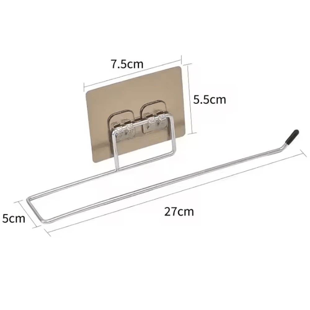 Adhesive Paper Towel Holder For Kitchen Bathroom Storage 4