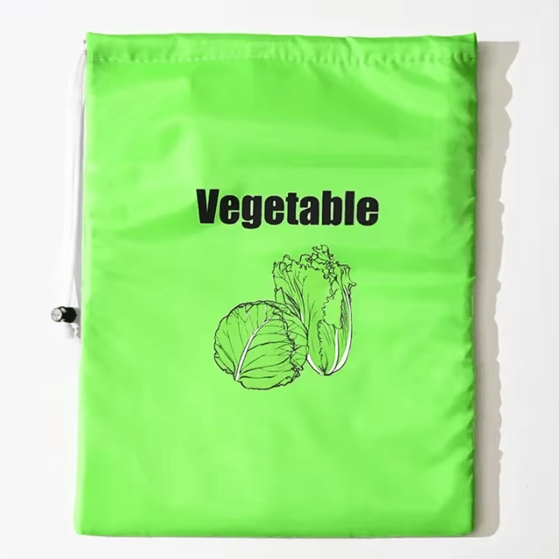 Insulated Fresh Produce Storage Bag For Bananas Lettuce Vegetables 4