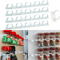 Wall Mount Spice Clip Organizer Rack For Kitchen Storage 0