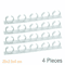 Wall Mount Spice Clip Organizer Rack For Kitchen Storage 2