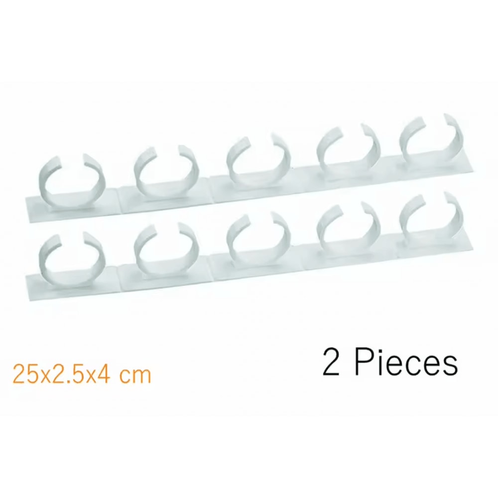 Wall Mount Spice Clip Organizer Rack For Kitchen Storage 4