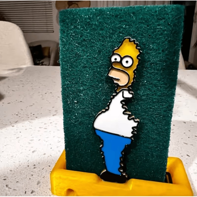 Funny Homer Sponge Holder Kitchen Sink Drain Rack Organizer 1