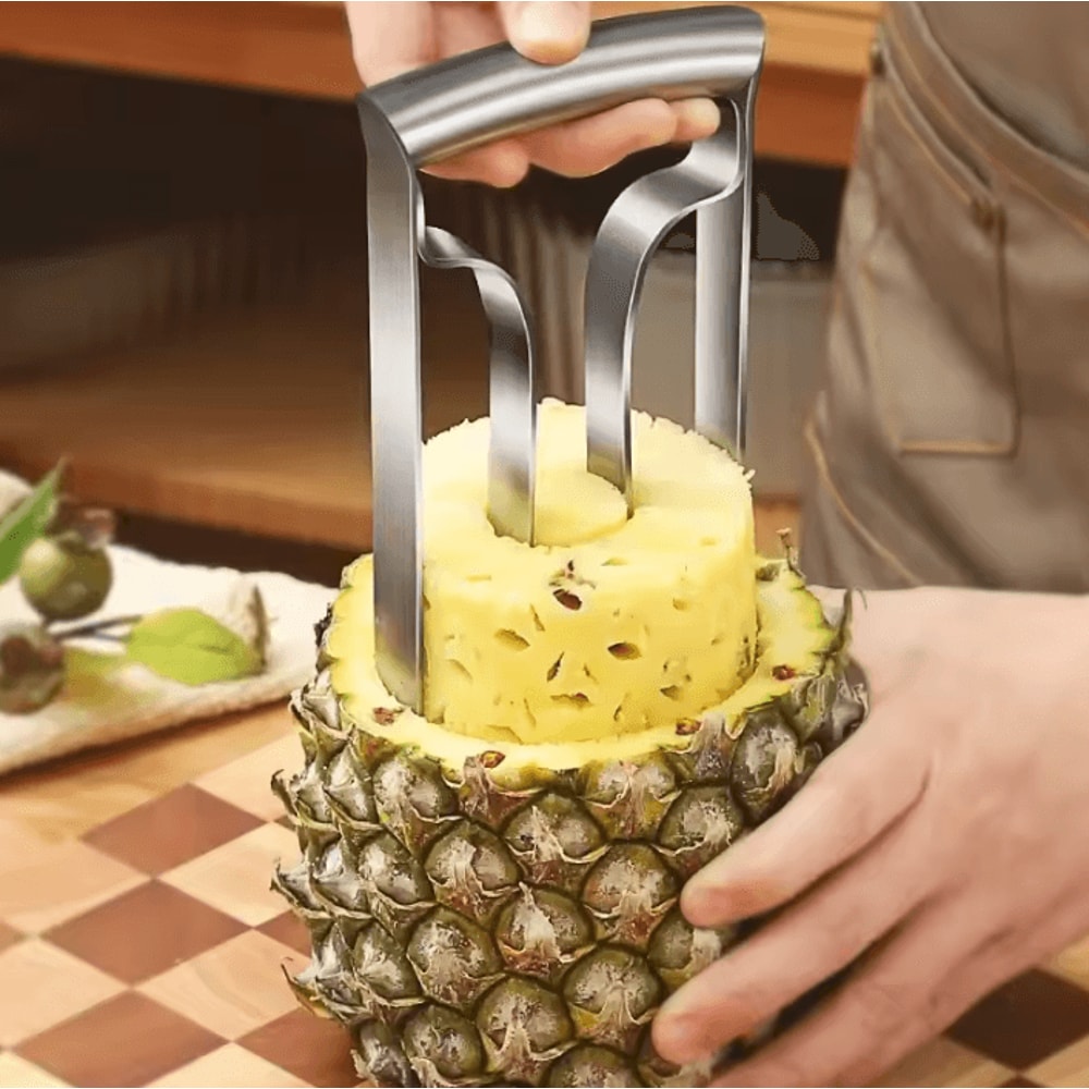 Stainless Steel Pineapple Peeler Eye Cutter Kitchen Tool 2