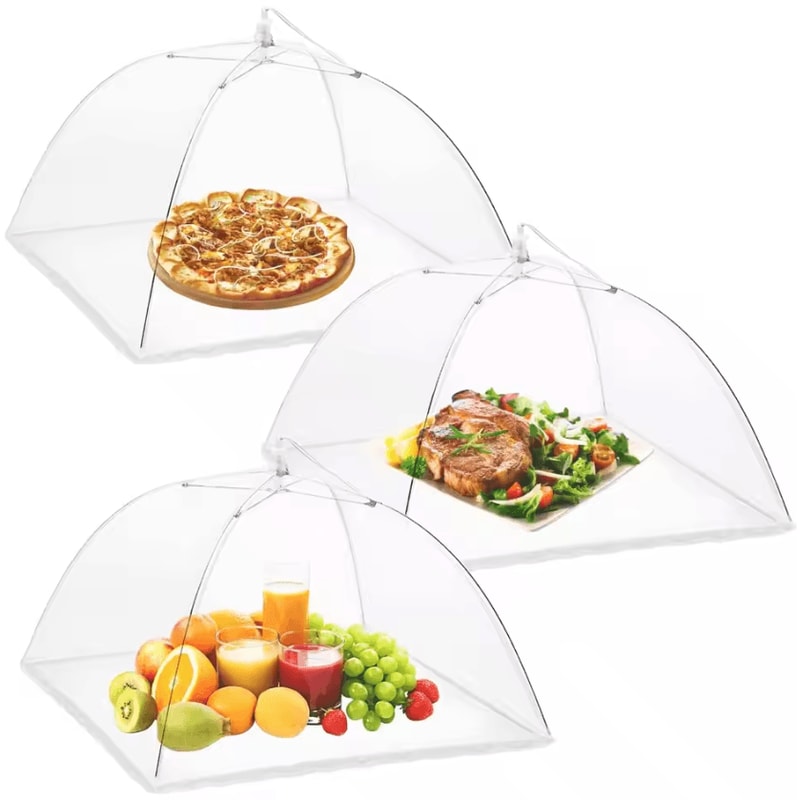 Collapsible Mesh Food Covers For Outdoor Picnic Kitchen Protection 0