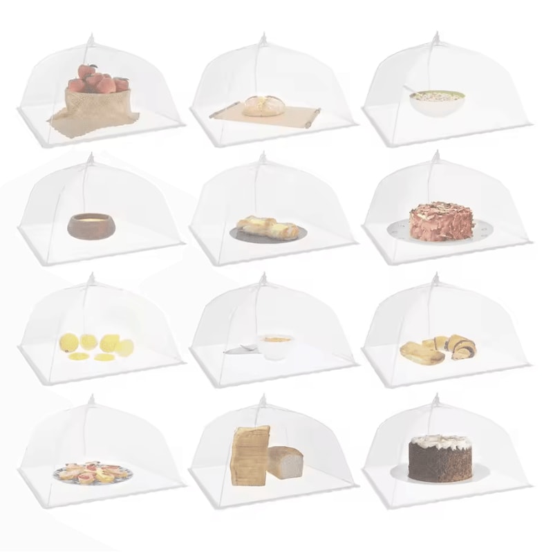 Collapsible Mesh Food Covers For Outdoor Picnic Kitchen Protection 4
