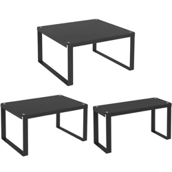 multi-purpose counter storage shelf rack for kitchen & cabinet organization