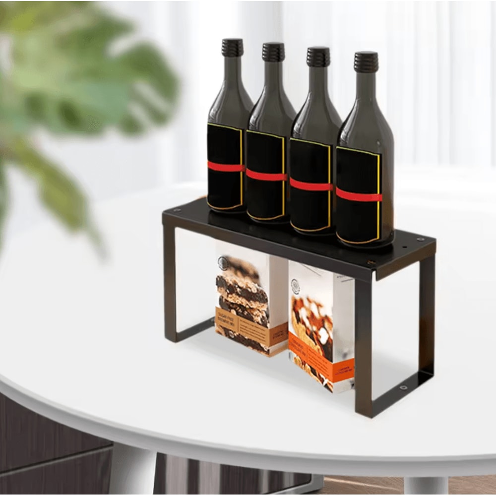 MultiPurpose Counter Storage Shelf Rack For Kitchen Cabinet Organization 2