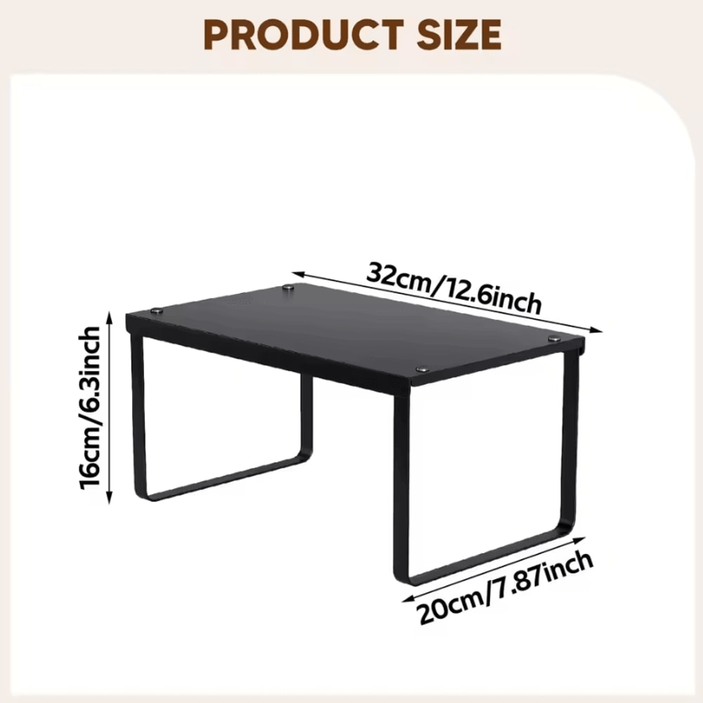MultiPurpose Counter Storage Shelf Rack For Kitchen Cabinet Organization 6