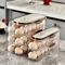 Automatic Rolling Egg Holder Rack For Refrigerator Kitchen Storage 0