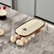 Automatic Rolling Egg Holder Rack For Refrigerator Kitchen Storage 4