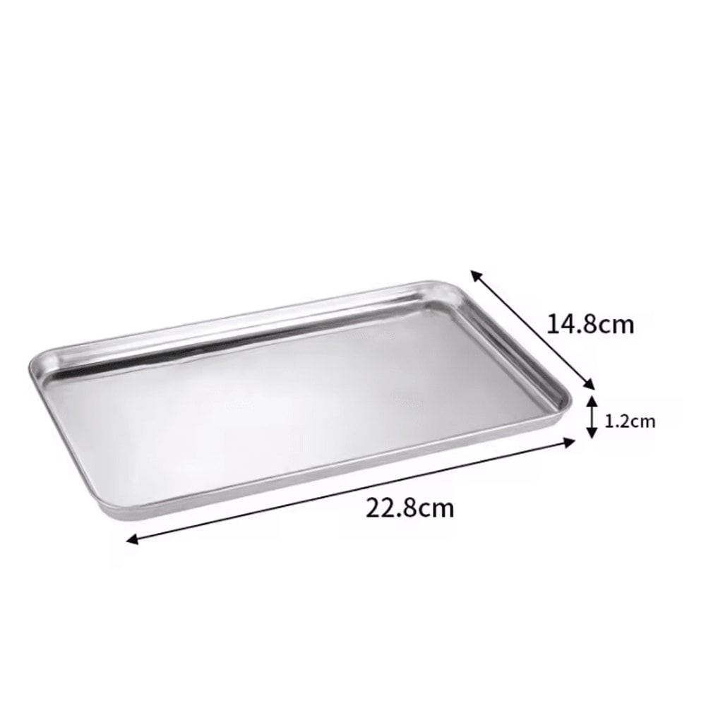 Rectangle Stainless Steel Serving Tray For Buffet Food Presentation 1