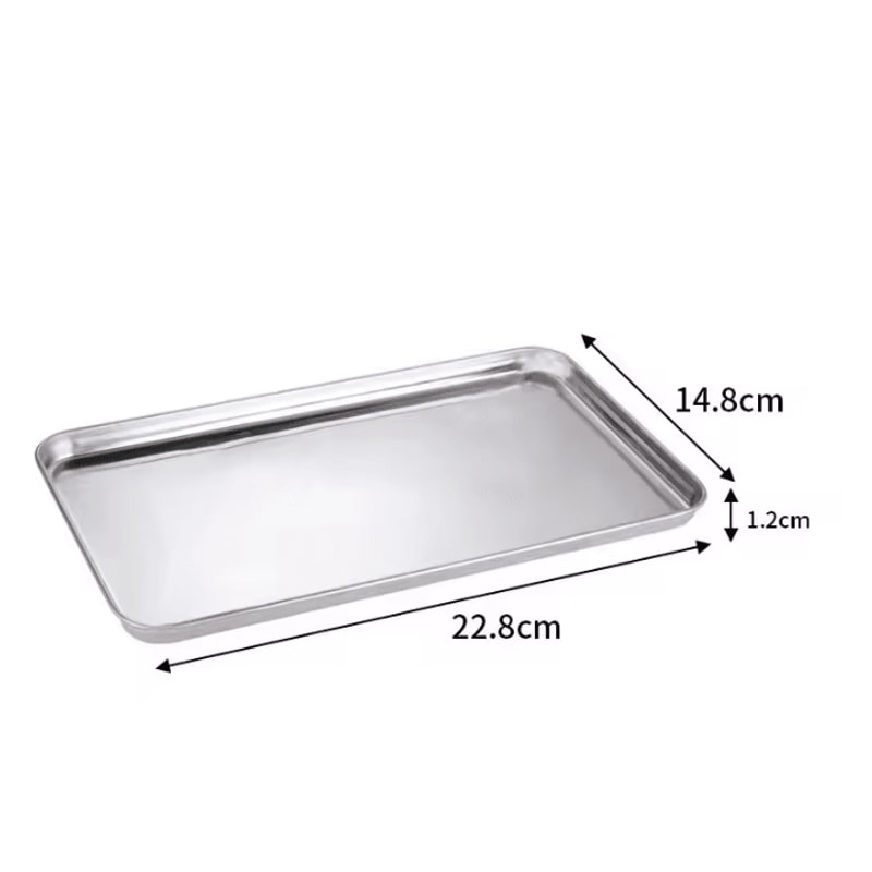Rectangle Stainless Steel Serving Tray For Buffet Food Presentation 1