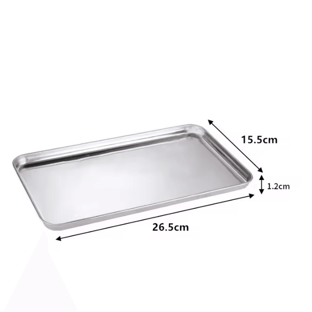 Rectangle Stainless Steel Serving Tray For Buffet Food Presentation 2