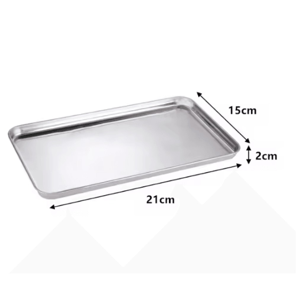 Rectangle Stainless Steel Serving Tray For Buffet Food Presentation 3