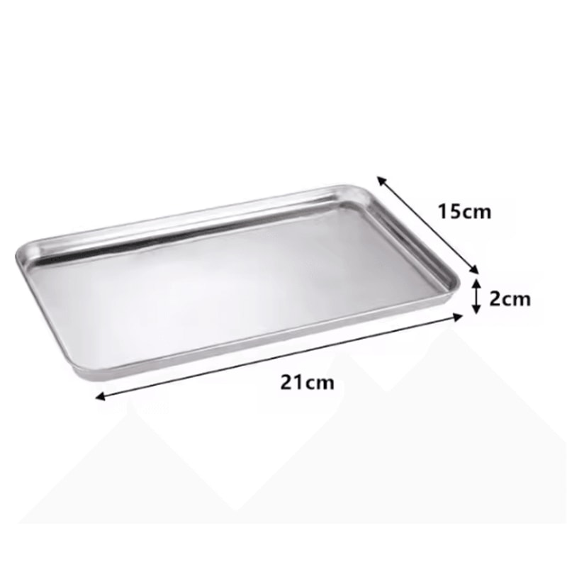 Rectangle Stainless Steel Serving Tray For Buffet Food Presentation 3