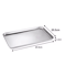 Rectangle Stainless Steel Serving Tray For Buffet Food Presentation 4