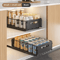 Foldable PullOut Storage Rack Organizer For Kitchen Snack Storage 3