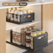 Foldable PullOut Storage Rack Organizer For Kitchen Snack Storage 4