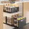Foldable PullOut Storage Rack Organizer For Kitchen Snack Storage 4