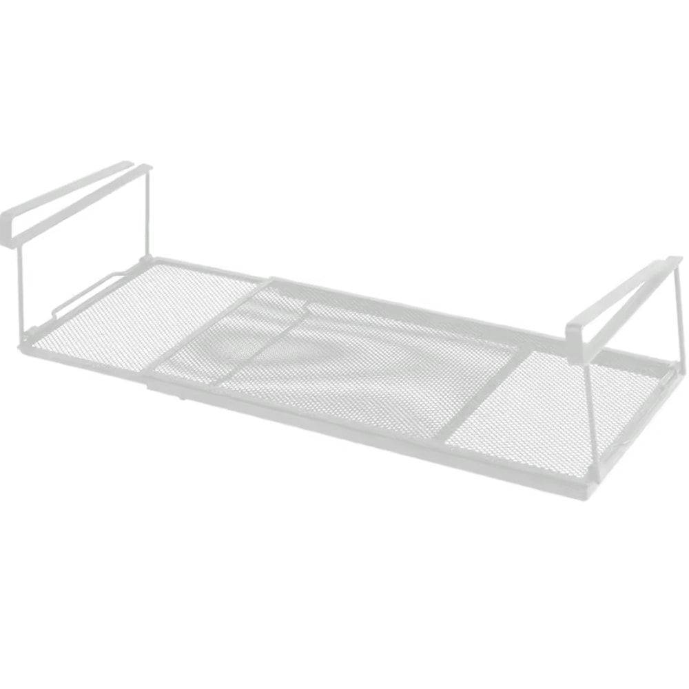 Extendable Under Cabinet Storage Basket For Kitchen Desk Organization 2