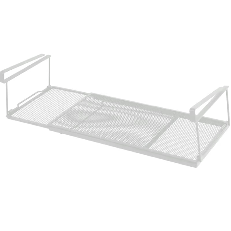 Extendable Under Cabinet Storage Basket For Kitchen Desk Organization 2