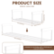Extendable Under Cabinet Storage Basket For Kitchen Desk Organization 3