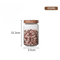 Wood Lid Glass Airtight Storage Jars For Kitchen Food Organization 4
