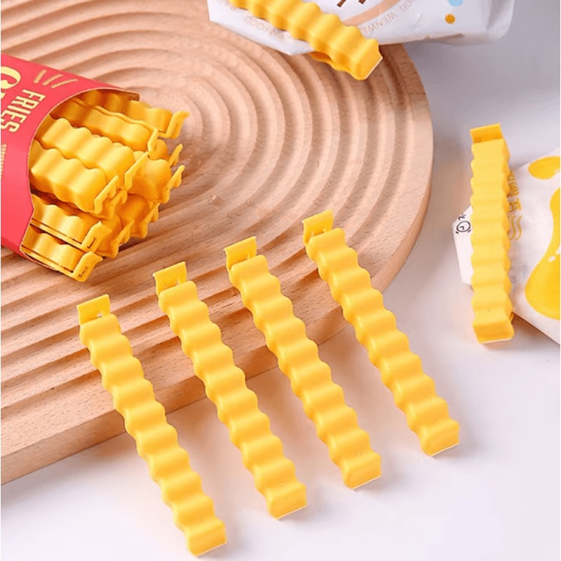 12PCS French Fry Bag Clips For Snack Kitchen Food Storage 2