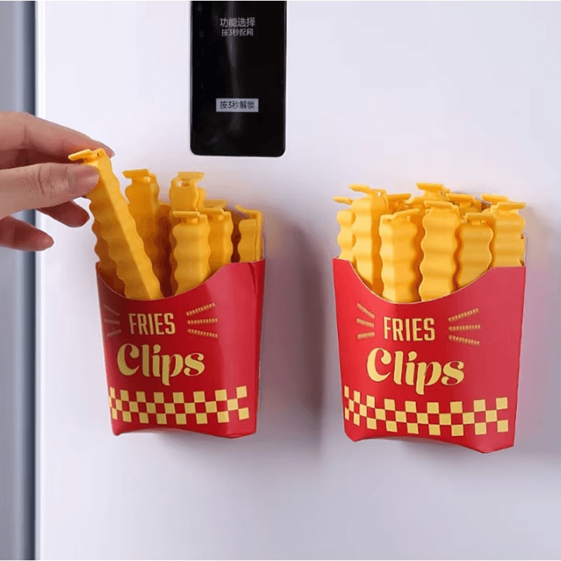 12PCS French Fry Bag Clips For Snack Kitchen Food Storage 3
