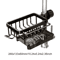 3Tier Over Sink Dish Drying Rack With Protective Cover 1