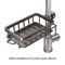 3Tier Over Sink Dish Drying Rack With Protective Cover 4