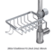 3Tier Over Sink Dish Drying Rack With Protective Cover 5