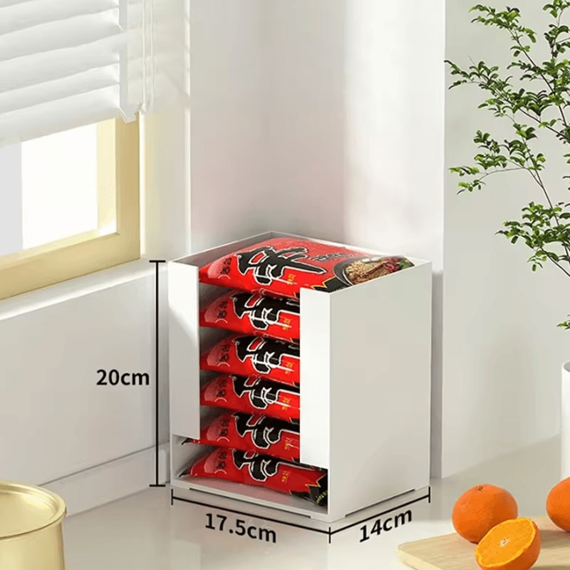 MultiFunctional Ramen Storage Organizer Box For Kitchen Desktop Storage 2
