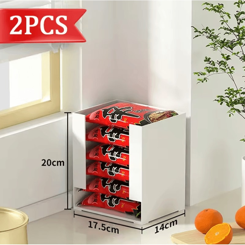 MultiFunctional Ramen Storage Organizer Box For Kitchen Desktop Storage 3