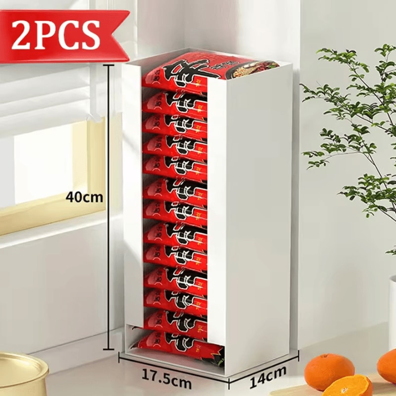 MultiFunctional Ramen Storage Organizer Box For Kitchen Desktop Storage 4