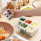 Refrigerator FreshKeeping Drain Storage Box For Ginger Garlic Vegetables 2